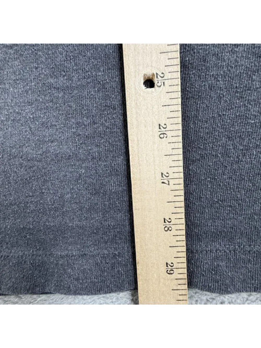 Taylor Stitch Shirt Mens 44 Gray Long Sleeve Henley Upcycled Cotton RPET Tee